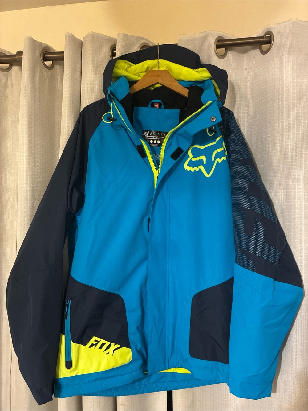 Fox mens snow winter Hooded Jacket snowboarding